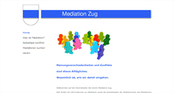 Desktop Screenshot of mediation-zug.ch