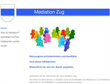 Tablet Screenshot of mediation-zug.ch